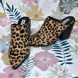 NWT 🏷 leopard mules